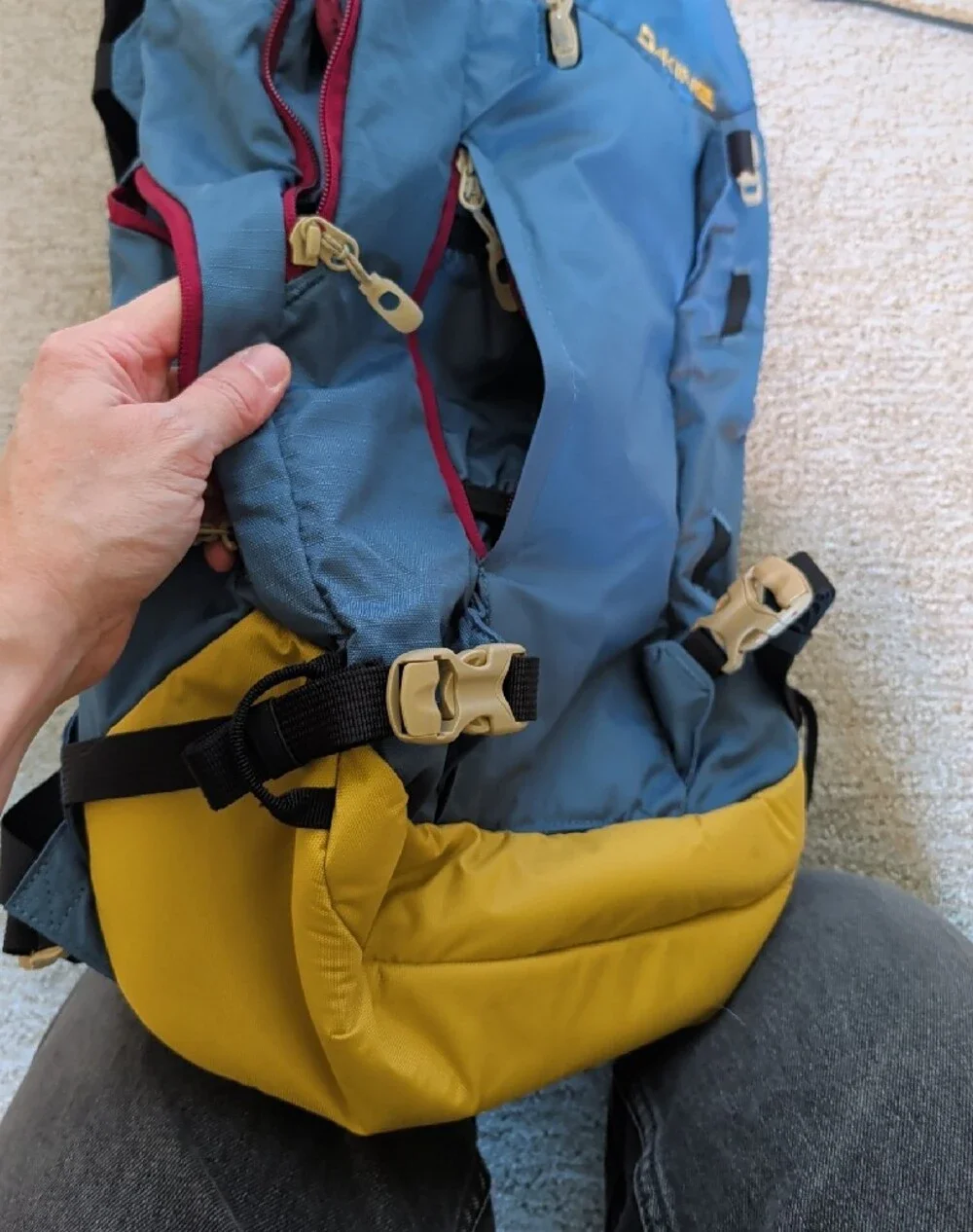 Dakine Blue Ski/Snowbard Backpack